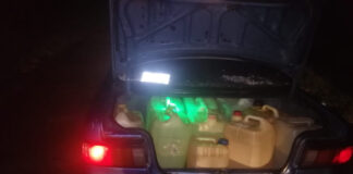 Policía Estatal asegura vehículo con presunto huachicol policía