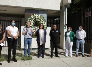 Sismo 19S: Con flores recuerdan a víctimas en San Alejandro sismo