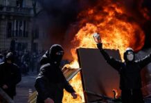 Miles de sindicalizados protestan en Francia por deterioro salarial 300 mil