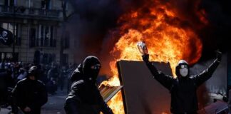 Miles de sindicalizados protestan en Francia por deterioro salarial 300 mil