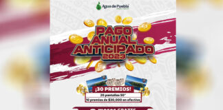 Agua de Puebla inicia Pago Anual Anticipado 2023 Agua