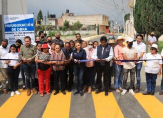 Paola Angon inaugura pavimentación de tres calles Angon