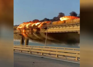 Rusia detiene a 8 por explosión en puente de Crimea Rusia