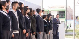 San Andrés Cholula realiza ceremonia Cívica de octubre SAN