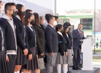 San Andrés Cholula realiza ceremonia Cívica de octubre SAN