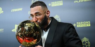 Karim Benzema obtiene su primer Balón de Oro 2022