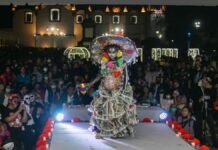 Cholula inicia celebración de Día de Muertos con Desfile de Catrinas, ofrendas y arte