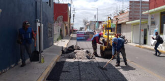 Ayuntamiento tapó más de 3 mil baches en última semana de septiembre baches