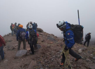 Rescatan cadáver de alpinista tras dos días de búsqueda en el Citlaltépetl cadáver