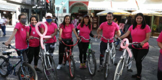 Gran Paseo se pinta de rosa por lucha contra cáncer de mama cáncer