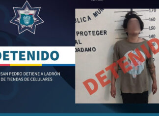 Policía Municipal de Cholula detiene a ladrón de tiendas de celulares cholula