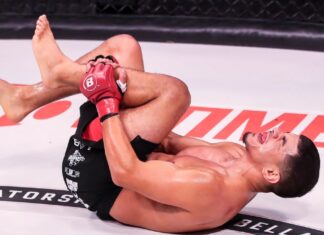 Impactante lesión obliga a peleador a abandonar combate combate
