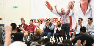 Corcholatas de Puebla congregan a más de 10 mil en apoyo a Sheinbaum corcholatas