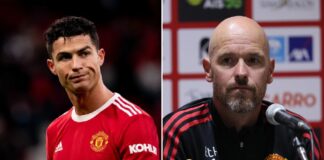 Entrenador del Manchester United levanta castigo a Cristiano Ronaldo entrenador