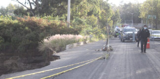 Gobierno atiende desgajamiento en bulevar Vicente Suárez gobierno