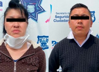 Detienen a pareja por robo a hotel de Hueyotlipan Hotel