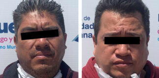 Policía de Puebla capital detiene a 2 miembros de ‘Los Mostachos’ policía