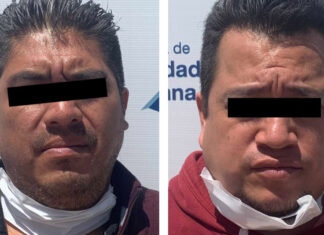 Policía de Puebla capital detiene a 2 miembros de ‘Los Mostachos’ policía