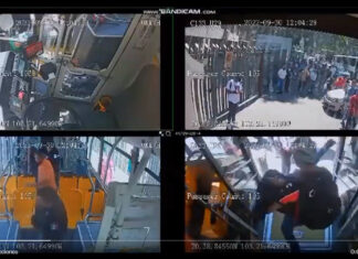 Policía abate a hombre que usó de rehén a mujer en autobús de Guadalajara policía