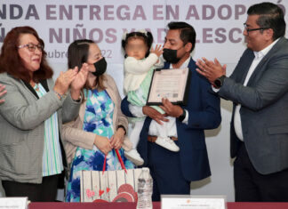 SEDIF entrega en adopción a tres menores de edad SEDIF