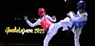 Brandon Plaza cae ante Vitor Dell’Aquila en Mundial de Taekwondo 2022 Brandon