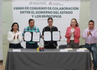 Gobierno firma convenio con Cuautlancingo contra violencia de género Gobierno