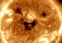 NASA captura foto del Sol ‘sonriendo’; ¿Qué significa y cómo afecta a la Tierra? NASA