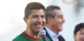 Celebra Rivera resultados del gobierno municipal en encuestas Puebla