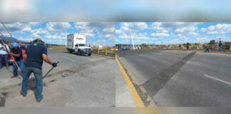 Reparan uniones en Puente de Xonacatepec Puente