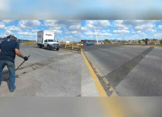 Reparan uniones en Puente de Xonacatepec Puente