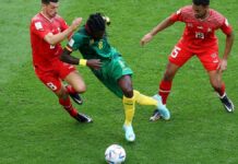 Qatar 2022: Suiza derrota 1-0 a Camerún Suiza
