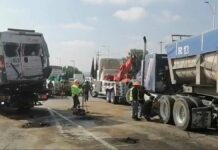 Tráiler pierde frenos y choca en Arco Norte; hay 9 heridos Tráiler