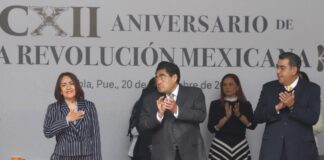 Puebla conmemora el 112 aniversario de la Revolución Mexicana