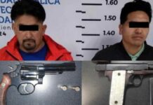 Caen dos por posesión de arma de fuego en San Andrés Cholula Arma