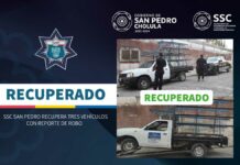 Frustran robo de camioneta en Momoxpan Camioneta