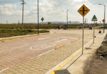 Inauguran calle a beneficio de 6 mil habitantes en San Andrés habitantes