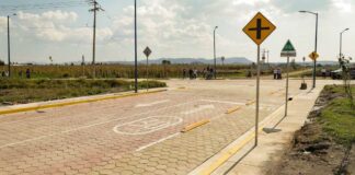 Inauguran calle a beneficio de 6 mil habitantes en San Andrés habitantes