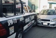 Policías frustran intento de robo de camioneta en Huejotzingo Policías