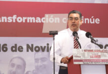 Salomón Céspedes reafirma aspiraciones a gubernatura de Puebla en 1er informe salomón-céspedes