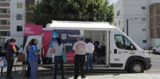 Unidad móvil facilita pago anticipado de predial en Puebla capital Unidad