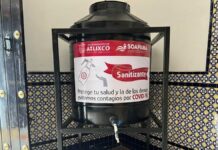 Atlixco activa 2 puntos de entrega gratuita de sanitizante Atlixco