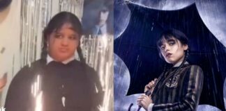 Joven realiza fiesta temática de Merlina y se vuelve viral Joven