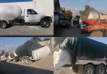 SSP asegura cuatro pipas usadas para robo de gas en Tecamachalco y Acatzingo Policías