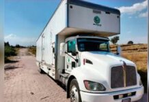 Roban tractocamión en Puebla y lo recuperan en Tlaxcala Puebla
