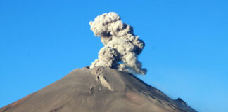 Popocatépetl registra 33 exhalaciones en últimas 24 horas Puebla