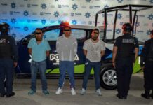 SSC detiene a cinco ladrones de tienda en Puebla SSC