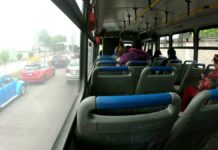 Hombres armados asaltan rutas de transporte público en Amozoc Sujetos