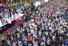 Más de 2 mil corredores participan en el 1er Medio Maratón de Puebla