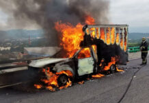 Incendian autos durante bloqueos en límites de Jalisco y Zacatecas bloqueos