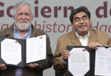 Gobierno de Puebla y Federación firman convenio en materia de población convenio